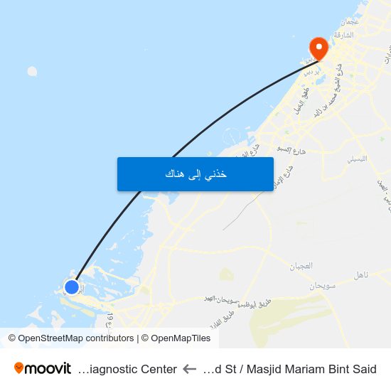Sultan Bin Zayed St / Masjid Mariam Bint Said to Premier Diagnostic Center map