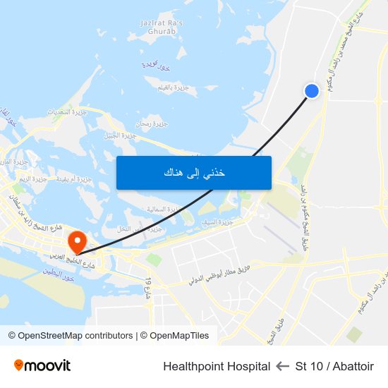 St 10 / Abattoir to Healthpoint Hospital map