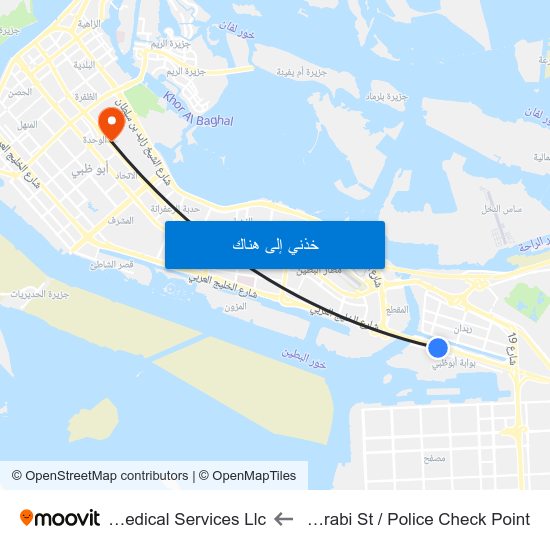 Al Khaleej Al Arabi St / Police Check Point to Pioneer Medical Services Llc map