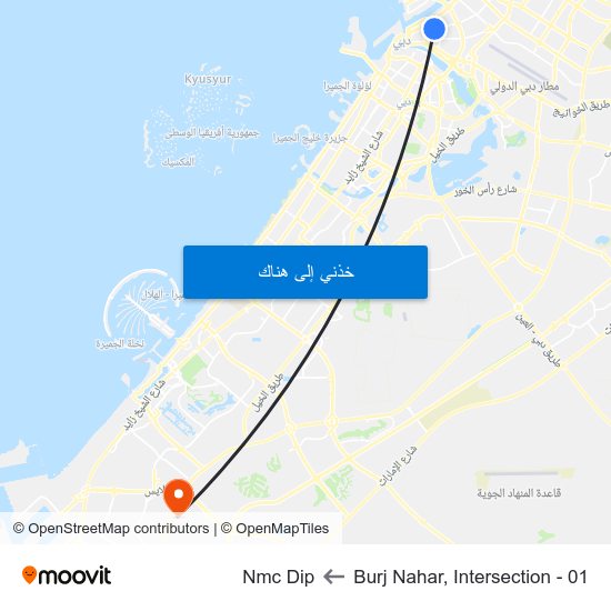 Burj Nahar, Intersection - 01 to Nmc Dip map