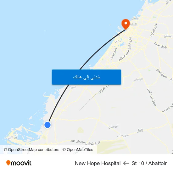 St 10 / Abattoir to New Hope Hospital map
