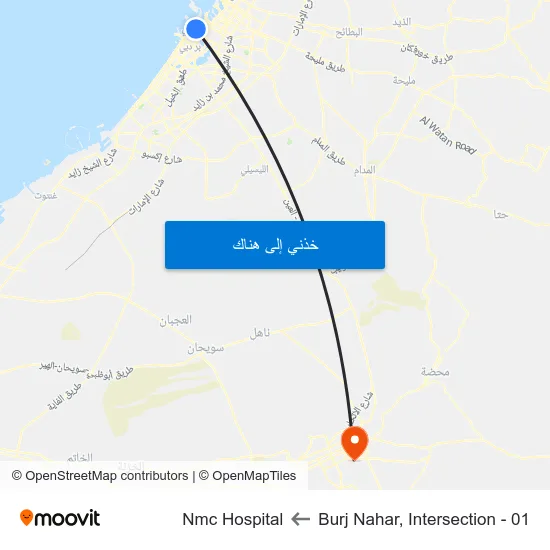 Burj Nahar, Intersection - 01 to Nmc Hospital map