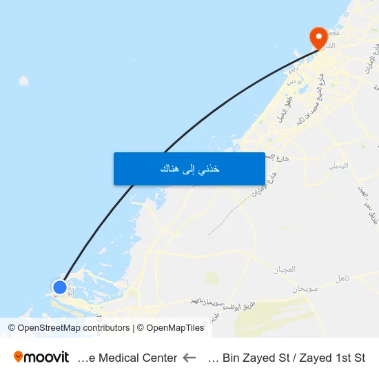 Sultan Bin Zayed St / Zayed 1st St to Prime Medical Center map