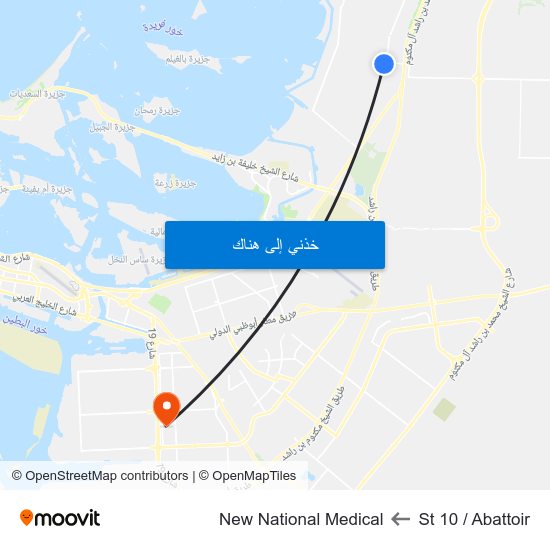 St 10 / Abattoir to New National Medical map