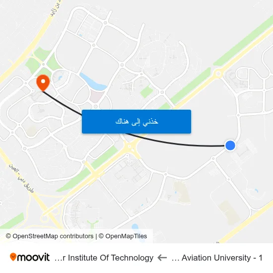 Emirates Aviation University - 1 to Rochester Institute Of Technology map
