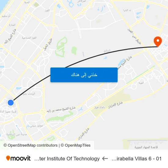 Jvc, Mirabella Villas 6 - 01 to Rochester Institute Of Technology map
