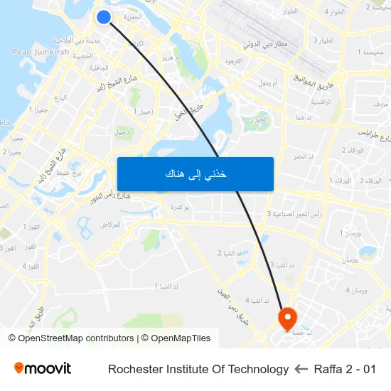 Raffa 2 - 01 to Rochester Institute Of Technology map