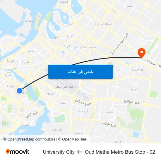 Oud Metha Metro Bus Stop - 02 to University City map