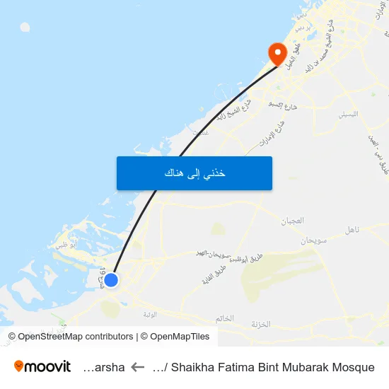 St 18 / Shaikha Fatima Bint Mubarak Mosque to Al Barsha map