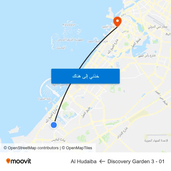 Discovery Garden 3 - 01 to Al Hudaiba map