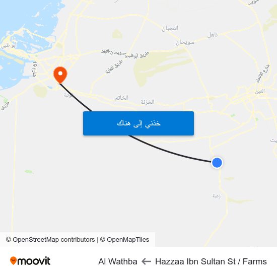 Hazzaa Ibn Sultan St  / Farms to Al Wathba map