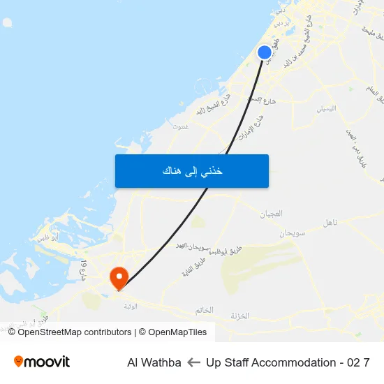 7 Up Staff Accommodation - 02 to Al Wathba map