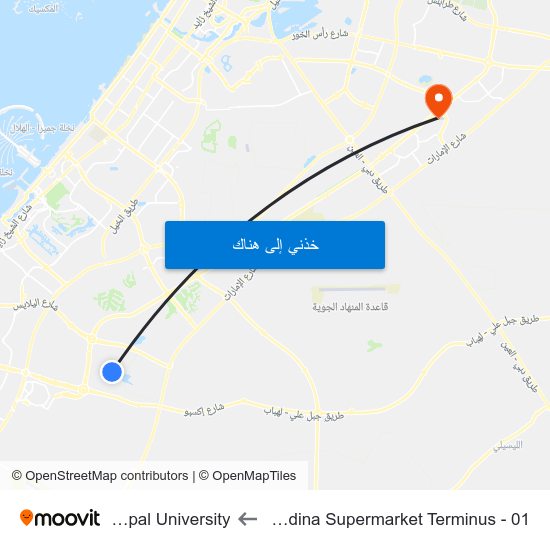 Dip, Madina Supermarket Terminus - 01 to Manipal University map