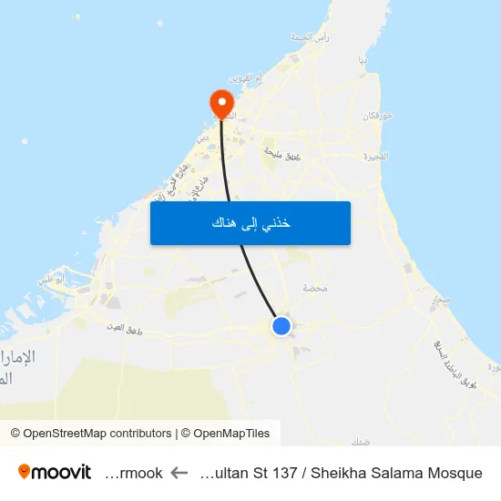 Zayed Ibn Sultan St 137 / Sheikha Salama Mosque to Al Yarmook map