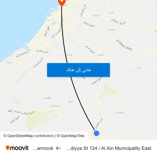 Al Baladiyya St 124 / Al Ain Municipality East to Al Yarmook map