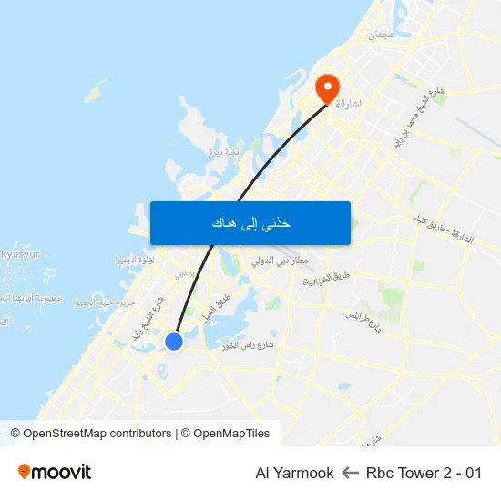 Rbc Tower 2 - 01 to Al Yarmook map