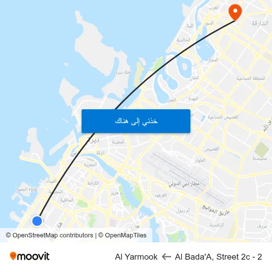 Al Bada'A, Street 2c - 2 to Al Yarmook map