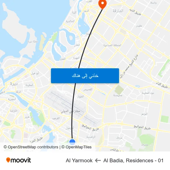 Al Badia, Residences - 01 to Al Yarmook map
