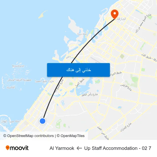 7 Up Staff Accommodation - 02 to Al Yarmook map
