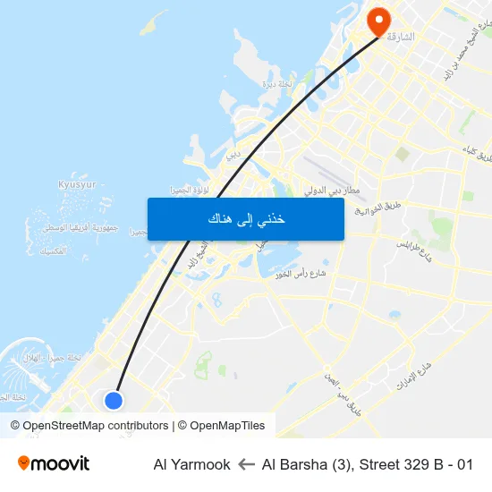 Al Barsha (3), Street 329 B - 01 to Al Yarmook map