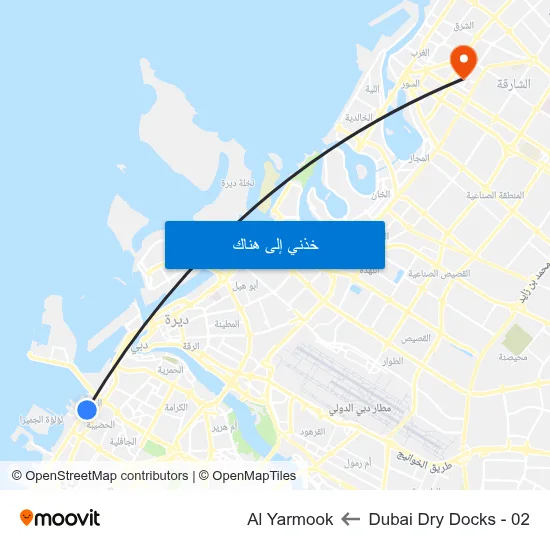 Dubai Dry Docks - 02 to Al Yarmook map