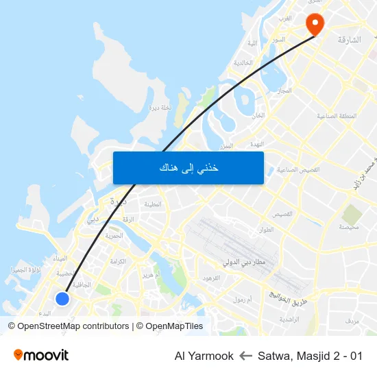 Satwa, Masjid 2 - 01 to Al Yarmook map