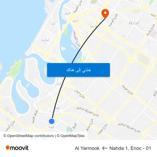 Nahda 1, Enoc - 01 to Al Yarmook map