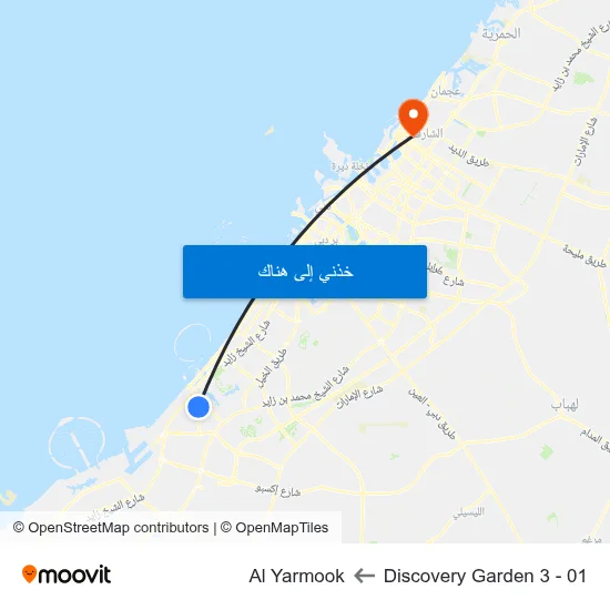 Discovery Garden 3 - 01 to Al Yarmook map