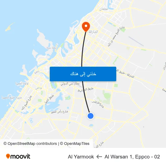 Al Warsan 1, Eppco - 02 to Al Yarmook map