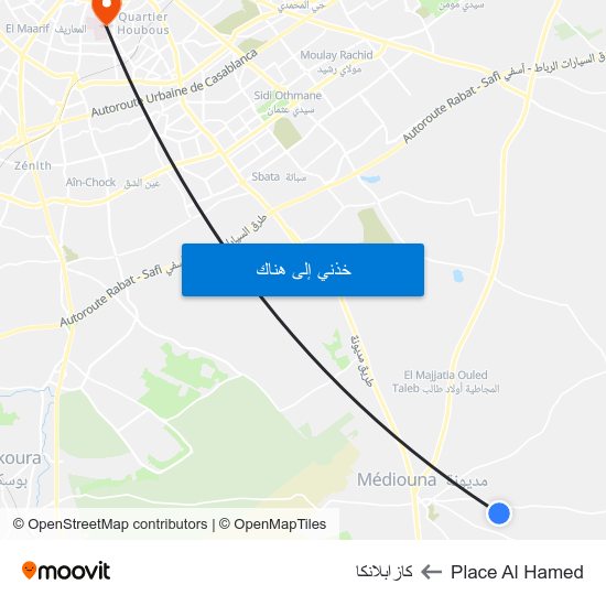 Place Al Hamed to كازابلانكا map