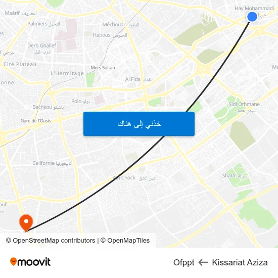Kissariat Aziza to Ofppt map