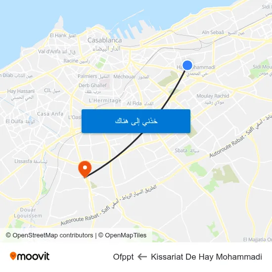 Kissariat De Hay Mohammadi to Ofppt map