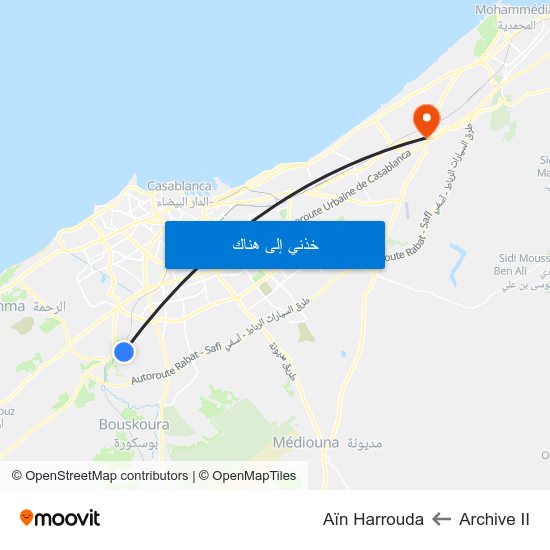 Archive II to Aïn Harrouda map