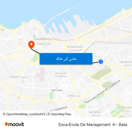 Bata to Esca-Ecole De Management map