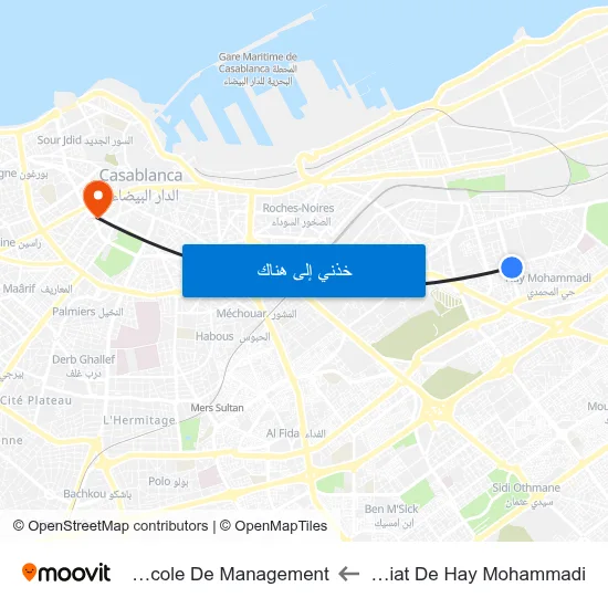 Kissariat De Hay Mohammadi to Esca-Ecole De Management map