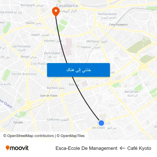 Café Kyoto to Esca-Ecole De Management map