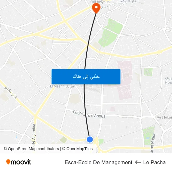 Le Pacha to Esca-Ecole De Management map