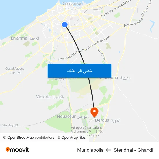 Stendhal - Ghandi to Mundiapolis map