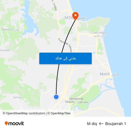 Boujarrah 1 to M diq map