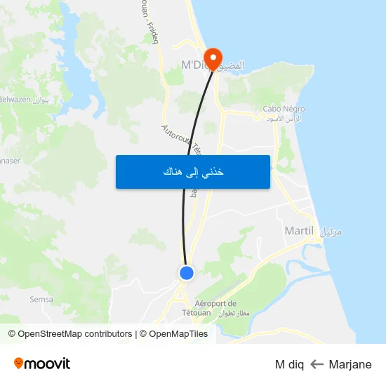 Marjane to M diq map