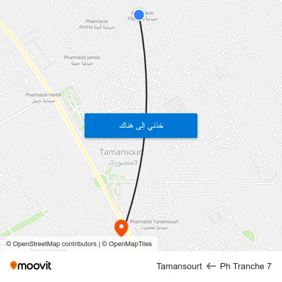 Ph Tranche 7 to Tamansourt map