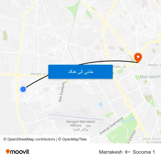 Socoma 1 to Marrakesh map