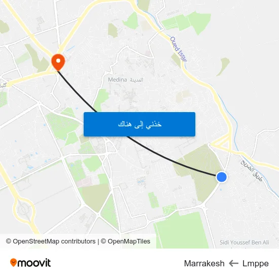 Lmppe to Marrakesh map