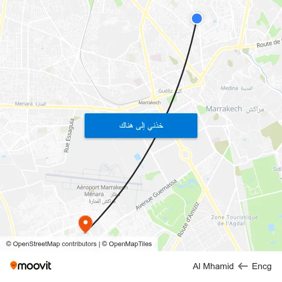 Encg to Al Mhamid map