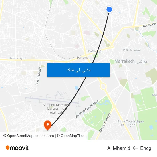 Encg to Al Mhamid map