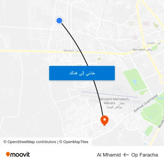 Op Faracha to Al Mhamid map