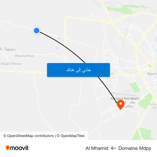 Domaine Mdpp to Al Mhamid map