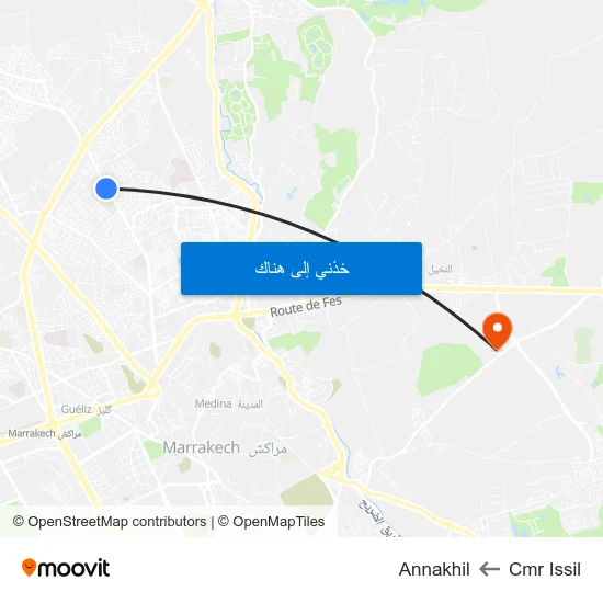Cmr Issil to Annakhil map