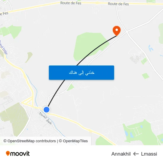 Lmassi to Annakhil map