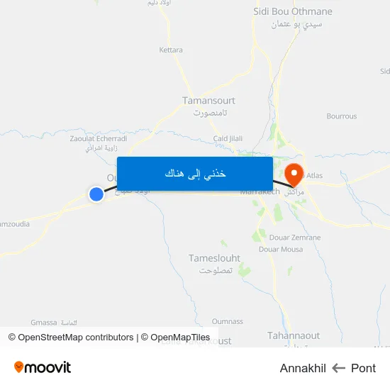 Pont to Annakhil map